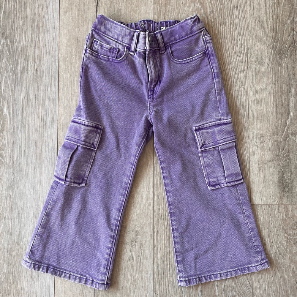Gap Purple Cargo Pants, Size 3T. Worn once.